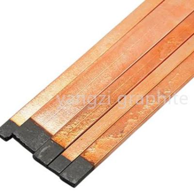 Electrode Gouging Carbon Flat Rods 5*25*355/6*20*355mm with Copper Coated