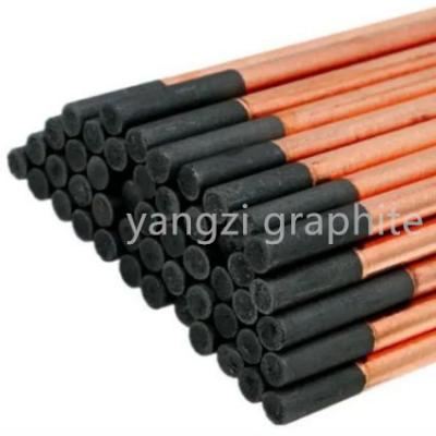 Copper Plated Carbon Gouging Rod  Blasting Gouging Rods (D. C.) (with Groove) Dia11X355mm